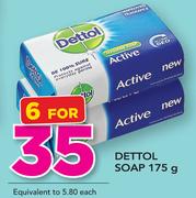 Dettol Soap-6 x 175g