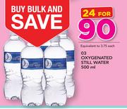 O3 Oxygenated Still Water-24x500ml