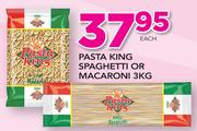 Pasta King Spaghetti Or Macaroni-3kg Each