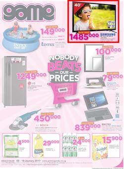 Game Uganda : Kampala Nobody Beats our Prices (5 Jan - 18 Jan 2017), page 1