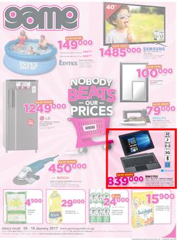 Game Uganda : Kampala Nobody Beats our Prices (5 Jan - 18 Jan 2017), page 1
