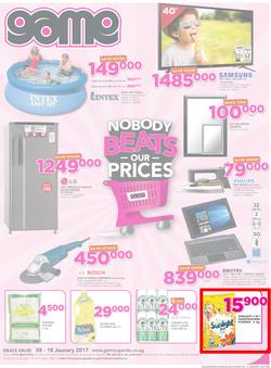 Game Uganda : Kampala Nobody Beats our Prices (5 Jan - 18 Jan 2017), page 1