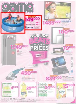 Game Uganda : Kampala Nobody Beats our Prices (5 Jan - 18 Jan 2017), page 1
