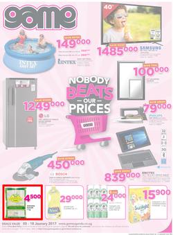 Game Uganda : Kampala Nobody Beats our Prices (5 Jan - 18 Jan 2017), page 1