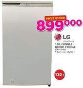 LG 130Ltr Single Door Fridge GR131SL
