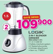 Logik 2-In-1 Blender Grinder RSH-245611-01