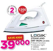 Logik Steam And Dry Iron LSI-005