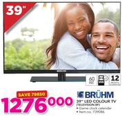 Bruhm 39" LED Colour TV TELEVISION BF