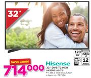 Hisense 32" DVB-T2 HDR HE32M2160HTS
