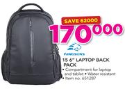 Kingsons 15.6" Laptop Back Pack