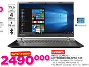 Lenovo Intel Core i5 Notebook Ideapad 100