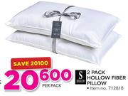 Sheraton 2 Pack Hollow Fiber Pillow-Per Pack