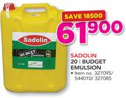 Sadolin 20Ltr Budget Emulsion