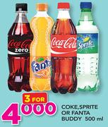 Coke, Sprite Or Fanta Buddy-3x500ml