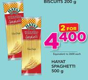 Hayat Spaghetti-2x500g