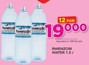 Rwenzori Water-12x1.5Ltr
