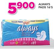 Always Pads-16's
