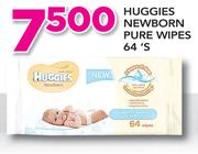 Huggies Newborn Pure Wipes-64's