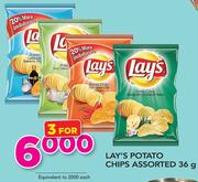 Lay's Potato Chips Assorted-3x36g