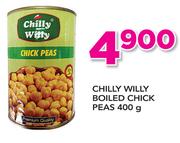Chilly Willy Boiled Chick Peas-400g