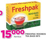 Freshpak Rooibos Tea Bags-80's Per Pack