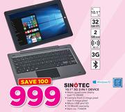 Sinotec 10.1" 3G 2 In 1 Device