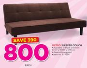 Metro Sleeper Couch 77x179x90cm