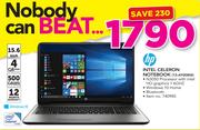 HP Intel Celeron Notebook 15-AY008NI