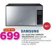 Samsung 32Ltr Electric Mirror Microwave ME0113M1 XF