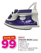 Beko 2200W Steam Iron 2304