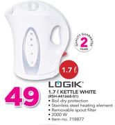 Logik 1.7Ltr Kettle White RSH-441668-01