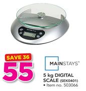 Mainstays 5kg Digital Scale SEK0401