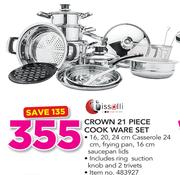 Tissolli Crown 21 Piece Cookware Set