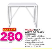 Marko Desk White Or Black RSH-080020-Each