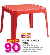 Sunny Kiddies Large Table