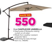 3m Cantilever Umbrella