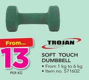 Trojan Soft Touch Dumbbell From 1kg To 6kg-Per Kg