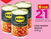 Koo Baked Beans-6x410g