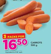 Carrots-3 x 500g Packs