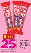 Nestle Kit Kat Chunkey-6x45g
