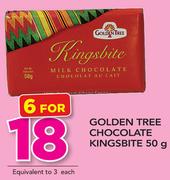 Golden Tree Chocolate Kingsbite-6 x 50g