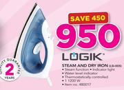 Logik Steam And Dry Iron LSI-005