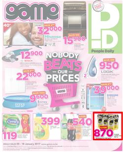 Game Kenya : Nairobi Nobody Beats Our Prices (5 Jan - 18 Jan 2017), page 1