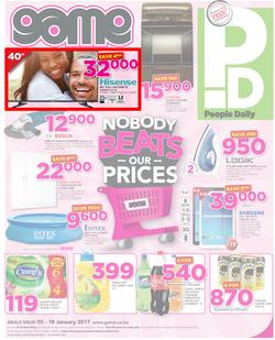 Game Kenya : Nairobi Nobody Beats Our Prices (5 Jan - 18 Jan 2017), page 1