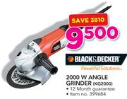 Black&Decker 2000W Angle Grinder KG2000