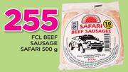 FCL Beef Sausage Safari-500g