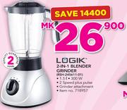 Logik 2-In-1 Blender Grinder RSH-245611-01