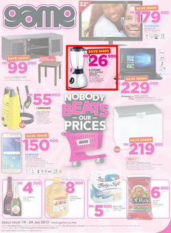 Game Malawi : Nobody Beats Our Prices (19 Jan - 24 Jan 2017), page 1