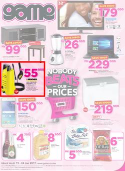 Game Malawi : Nobody Beats Our Prices (19 Jan - 24 Jan 2017), page 1