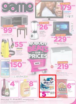 Game Malawi : Nobody Beats Our Prices (19 Jan - 24 Jan 2017), page 1